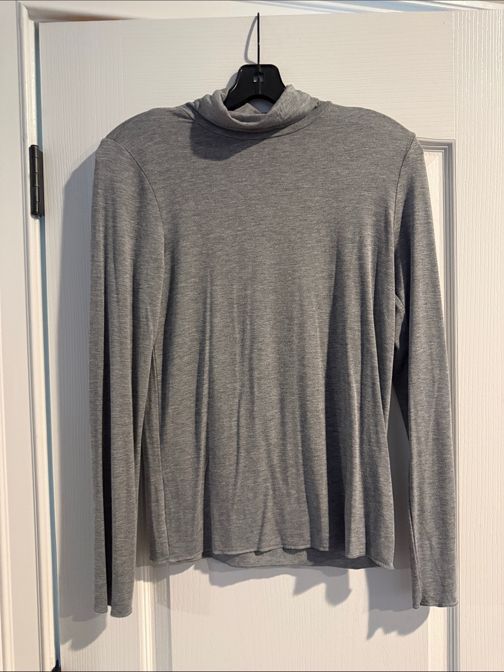 Women’s Grey Lightweight Turtleneck Sweater